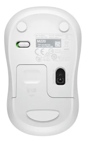 Mouse sem fio Logitech M220 Silent branco - Imagem 5