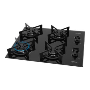 Cooktop a Gás Fischer 4 Bocas Fit Line Trempe Iron - Imagem 3