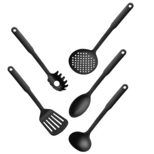 Kit de Utensílios em Nylon com 5 Peças Preto Up Home - UD214 - Imagem 2