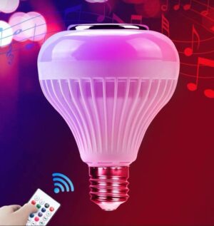 Lâmpada Musical Bluetooth Com Led RGB 12w + Controle Remoto - Imagem 3