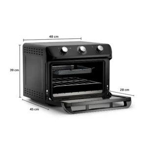 Fritadeira elétrica sem óleo Fryer Air Forno Mueller 35 Litros preto fosco MFB35G 220V - Imagem 6