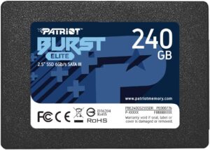 SSD PATRIOT BURST 240GB 2,5 SATA 3 PBE240GS25SSDR - Imagem 3