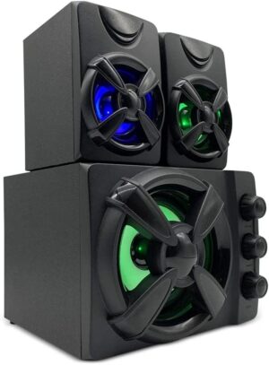Caixa de Som 2.1 Gamer 30W RMS RGB Multilaser