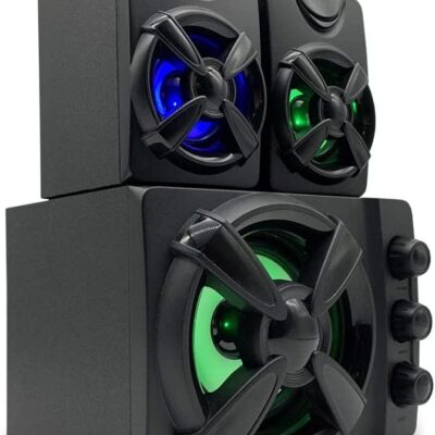 Caixa de Som 2.1 Gamer 30W RMS RGB Multilaser