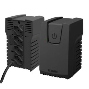 Estabilizador TS Shara Powerest 300VA, 4 Tomadas, Saida 115V, Entrada Bivolt, Preto - 9101 - Imagem 3