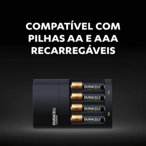 Carregador De Pilhas Recarregáveis Duracell Aa/aaa Com 4 Aa - Imagem 5