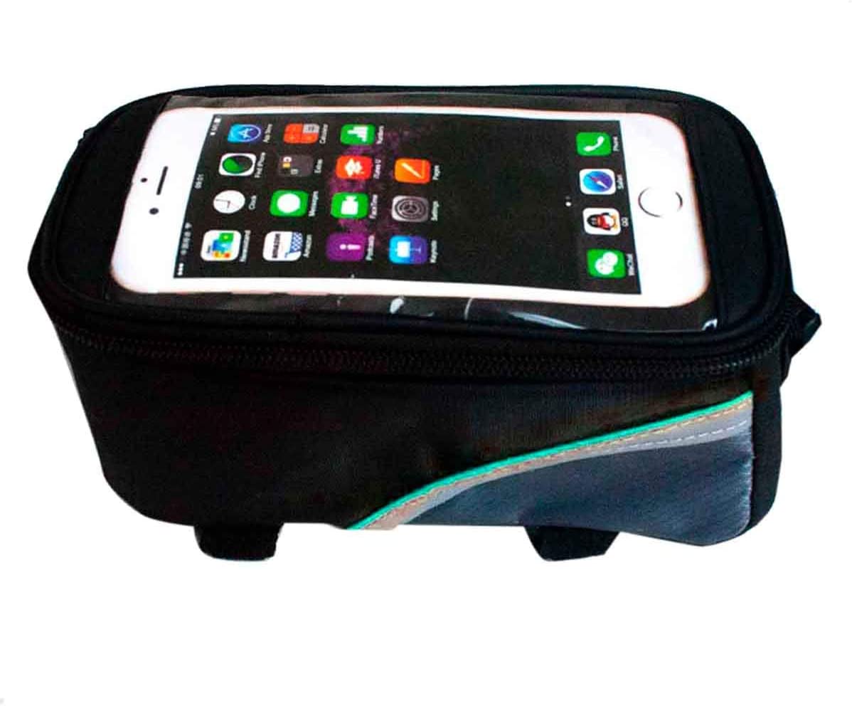 0ee91569e501fc47a3e064fc3461a6a4.jpg Bolsa Bag Case Porta Celular Touch Quadro Bike Objetos - Imagem 1