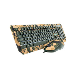 Kit Gamer Warrior Kyler - Teclado, LED Branco, ABNT2 Mouse, LED, Army - TC249 - Imagem 3