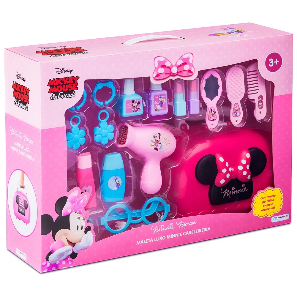 192890671be67e1a23f8639e62ba7d40.png Maleta Luxo Minnie Cabeleireira Com Acessórios Multikids - BR1563 - Imagem 1