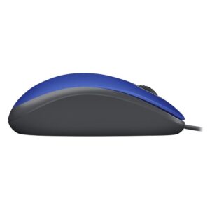 Mouse com fio USB Logitech M110 com Clique Silencioso, Design Ambidestro e Facilidade Plug and Play, Azul - Imagem 4