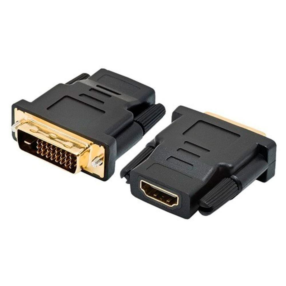2528abc76cdeab0c3e93e64ad1bb23b2.jpg Adaptador DVI para HDMI - Imagem 1