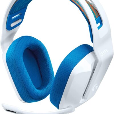 Logitech G Headset Gamer G335 com Almofadas com Espuma de Memória, Design Leve e Conexão 3,5mm para PC, PlayStation, Xbo