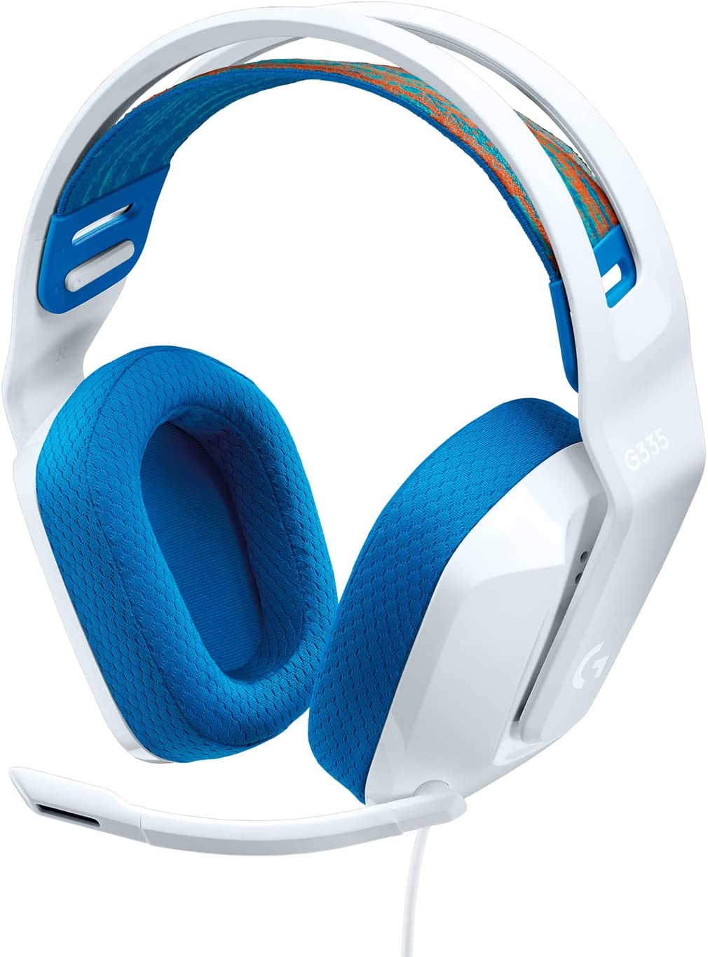 2ac422d1a3c6f45edfeff3071f33336b.jpg Logitech G Headset Gamer G335 com Almofadas com Espuma de Memória, Design Leve e Conexão 3,5mm para PC, PlayStation, Xbo - Imagem 1