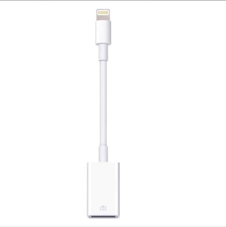 2cd2d0b547bed5dc2bc8ecb0f64ca341.jpg Adaptador de câmera Lightning para USB, adaptador de cabo Lightning fêmea USB OTG para iPhone selecionado, modelos iPad, - Imagem 1