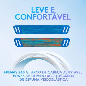 Logitech G Headset Gamer G335 com Almofadas com Espuma de Memória, Design Leve e Conexão 3,5mm para PC, PlayStation, Xbo - Imagem 7