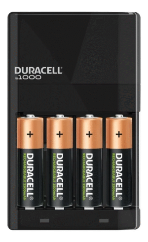 Carregador De Pilhas Recarregáveis Duracell Aa/aaa Com 4 Aa - Imagem 2