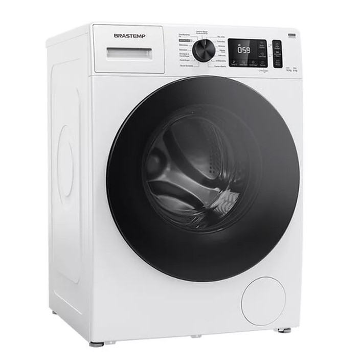318cd9357e083018d517719d01bd758b.jpg Lavadora e Secadora Brastemp 10kg/6kg com Smart Sensor, Branca - BNO10AB 220V - Imagem 1