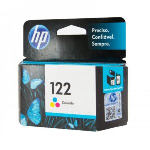 Cartucho de tinta HP 122 Colorido Original CH562HB - Imagem 3