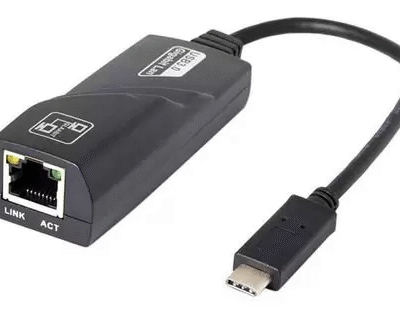 Adaptador Usb Tipo C 3.1 Para Rede Rj45 Gigabit - Knup