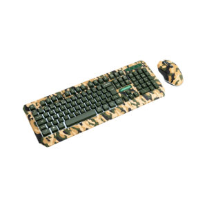 Kit Gamer Warrior Kyler - Teclado, LED Branco, ABNT2 Mouse, LED, Army - TC249 - Imagem 2