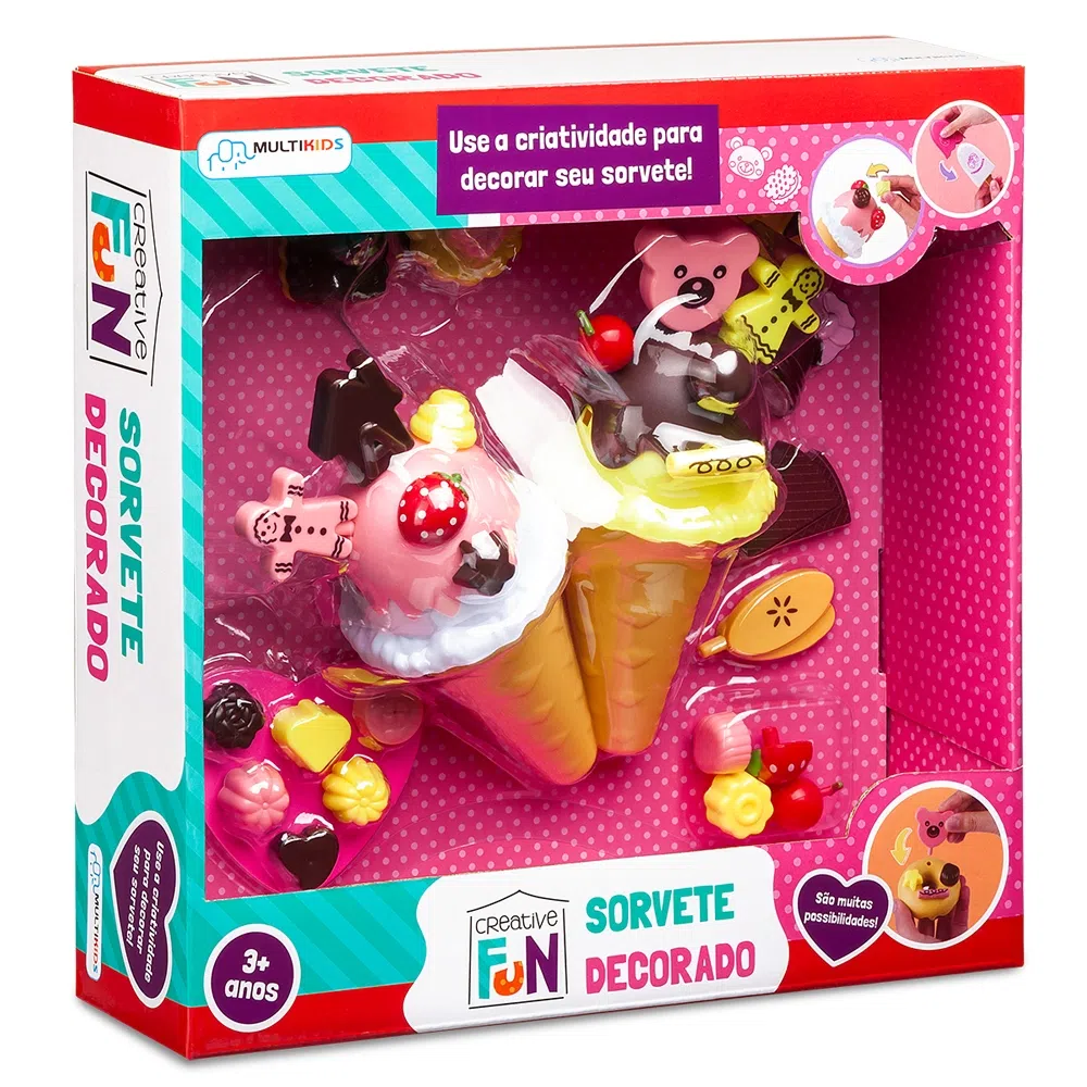 3ef35116ab43b62a62535a53aabb5e3a.png Creative Fun Sorvetes Decorados Multikids - BR1230 - Imagem 1