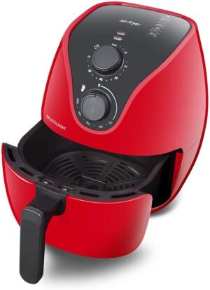 Fritadeira Elétrica Air Fryer 4 Litros 1500w-220v Vermelha Multilaser - CE084 - Imagem 4