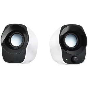 Caixa de som Multimidia Logitech Z120 com Sistema 2.0 e conexão 3,5mm - Branco