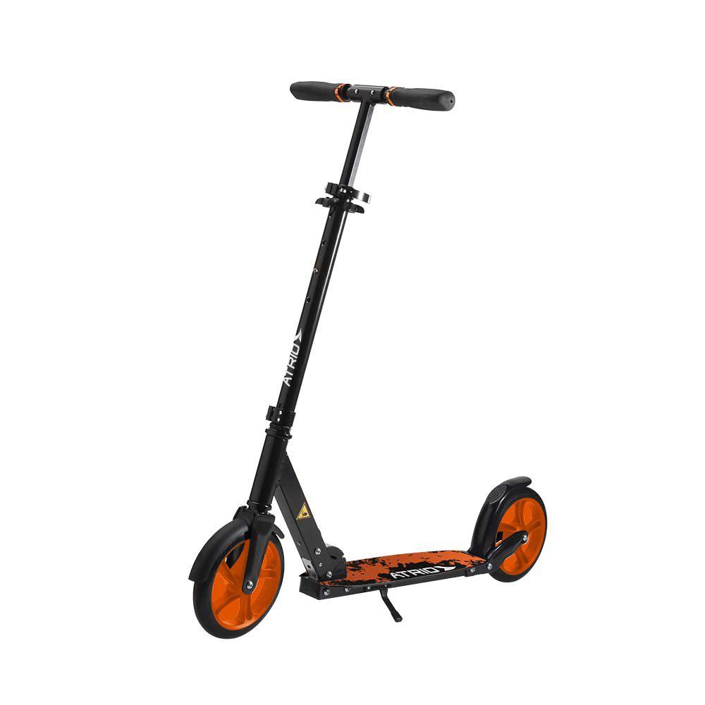 450d2d47ed0dcbafdc3c57749ec61811.jpg Patinete Street ES245 Juvenil Dobrável Preto/Laranja Atrio - Imagem 1