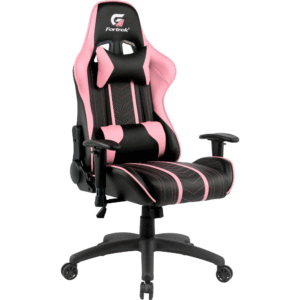 Cadeira Gamer Black Hawk Preta/Rosa FORTREK - Imagem 2