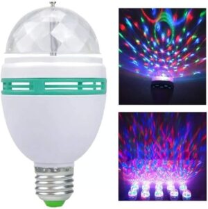 Lâmpada Led Colorida Giratório Com Adaptador de Tomada - Imagem 4
