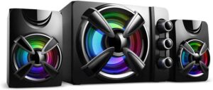 Caixa de Som 2.1 Gamer 30W RMS RGB Multilaser - Imagem 3