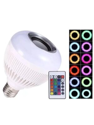 Lâmpada Musical Bluetooth Com Led RGB 12w + Controle Remoto - Imagem 4