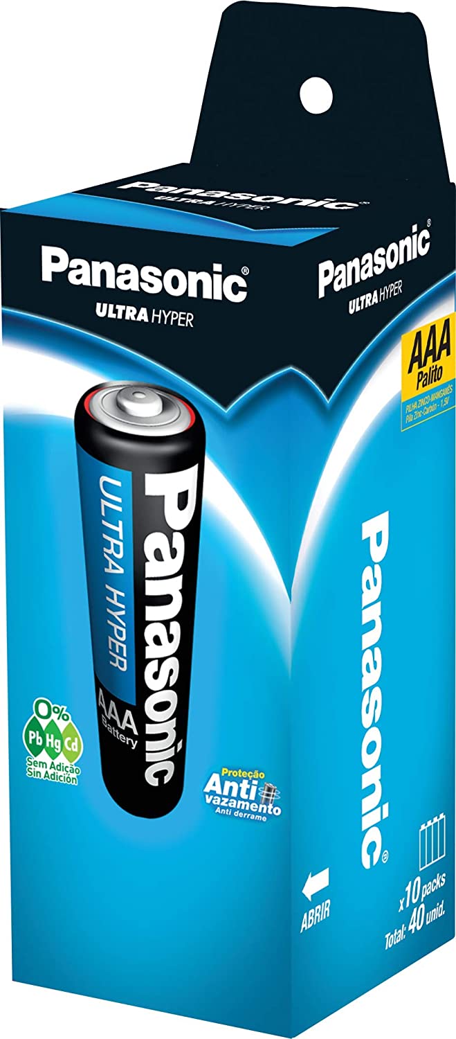 5b04cbd72b46993b011e209dd47ffdfd.jpg Pilha Panasonic AAA Cartela com 4 Pilhas - Imagem 1