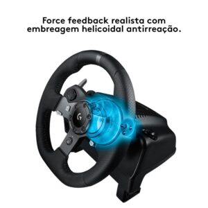 Volante Logitech G920 Driving Force para Xbox Series X|S, Xbox One e PC - Imagem 2