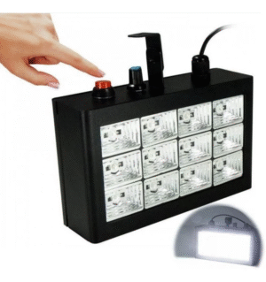 Estrobo Rítmico Luatek Lk- 186 Para Festa Rgb 12 Leds Bivolt - Imagem 2