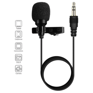 Microfone Portátil para Celular Lapela, Conexão P2, Preto - Imagem 2