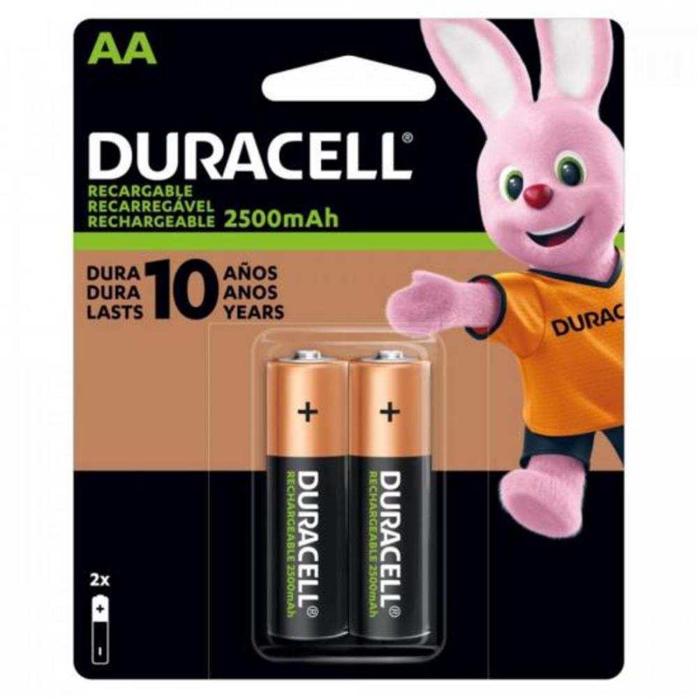 6c0aaa242f06e3a281a1d531d59ea427.jpg Pilha Recarregável AA Pequena 2500 mAh 2 Unidades - Duracell - Imagem 1