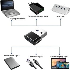 Adaptador Conversor USB Type C Fêmea para USB Macho - Imagem 6
