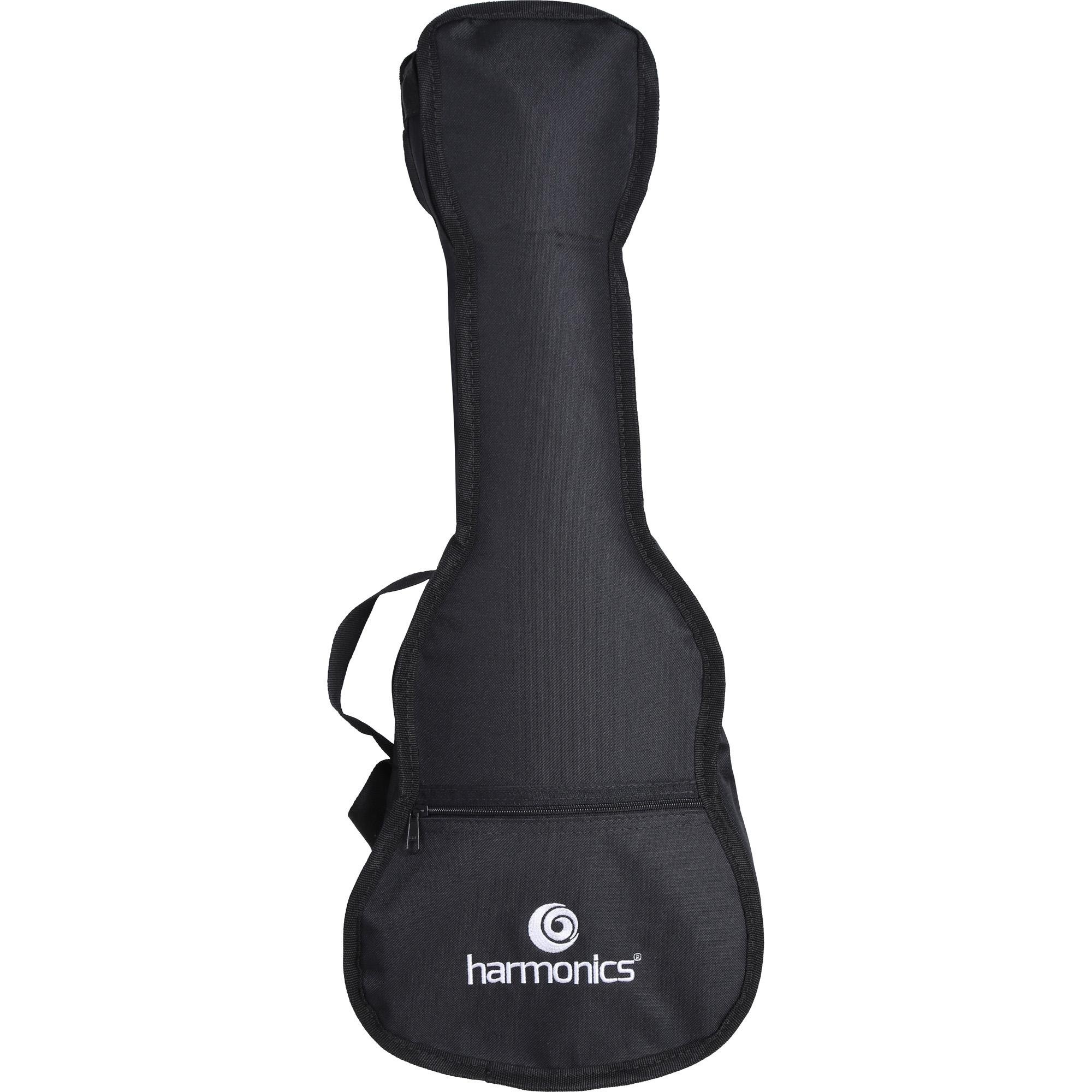 79e2b7fbdd6590144cfdddc602cf2b63.jpg Capa para Ukulele Tenor Simples Preta Harmonics - Imagem 1
