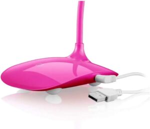 Luminária Led Rosa Usb 3 Níveis de Luz Multilaser - AC273 - Imagem 2