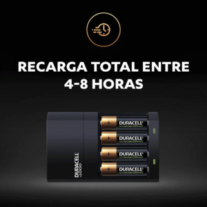 Carregador De Pilhas Recarregáveis Duracell Aa/aaa Com 4 Aa - Imagem 6