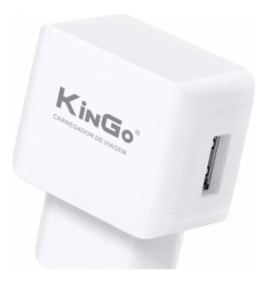 Carregador Kingo V8 2,1A U201 Original(fonte + cabo de dados) - Imagem 5