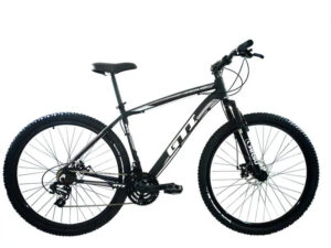 BICICLETA ARO 29 GTI ROMA PRETO/CINZA 17