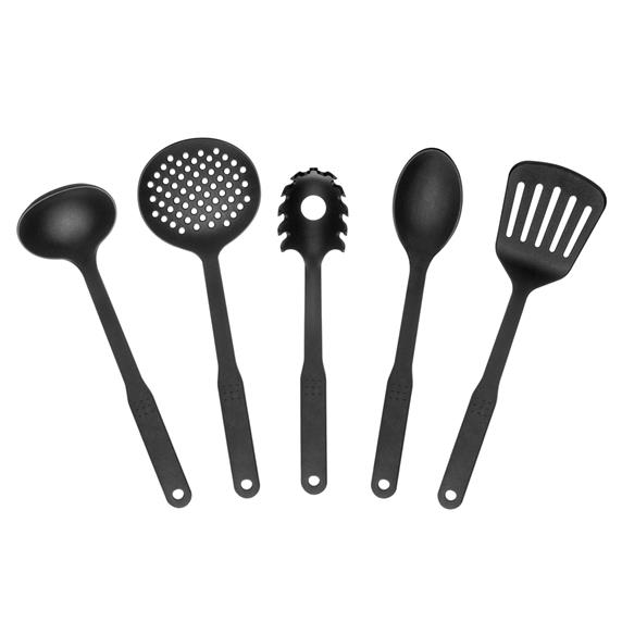 886c491147e8e8eea4f54e1f38a8e0b1.jpg Kit de Utensílios em Nylon com 5 Peças Preto Up Home - UD214 - Imagem 1