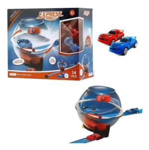 Pista Super Globo Com 2 Carrinhos Express Wheels Multikids - BR1022 - Imagem 4