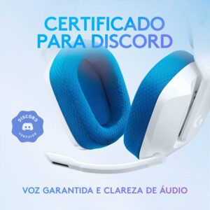 Logitech G Headset Gamer G335 com Almofadas com Espuma de Memória, Design Leve e Conexão 3,5mm para PC, PlayStation, Xbo - Imagem 8