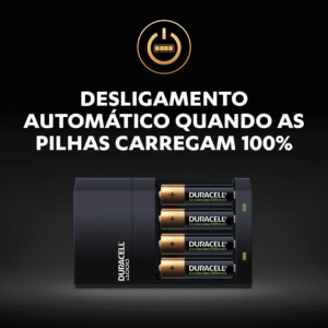 Carregador De Pilhas Recarregáveis Duracell Aa/aaa Com 4 Aa - Imagem 7