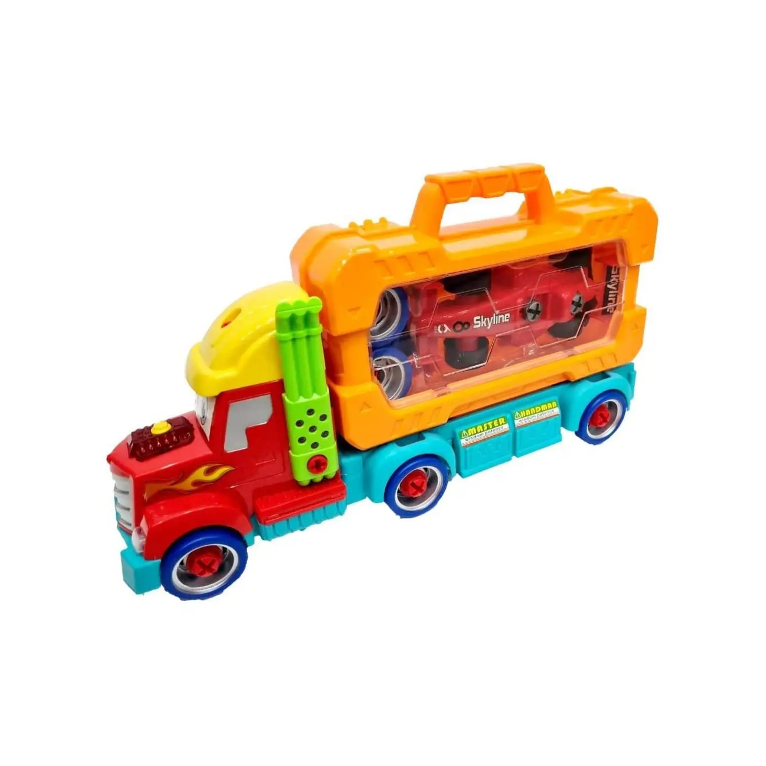 92449ab4e1f0c4c3d6b90dc0e48762f5.png Workshop Junior Truck F1 Multikids - BR781 multilaser - Imagem 1
