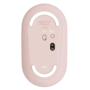 Mouse sem fio Logitech Pebble M350 com Clique Silencioso, Design Slim Ambidestro, USB ou Bluetooth, Pilha Inclusa, Rose - Imagem 4
