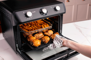 Fritadeira elétrica sem óleo Fryer Air Forno Mueller 35 Litros prata MFB35G 220V - Imagem 10